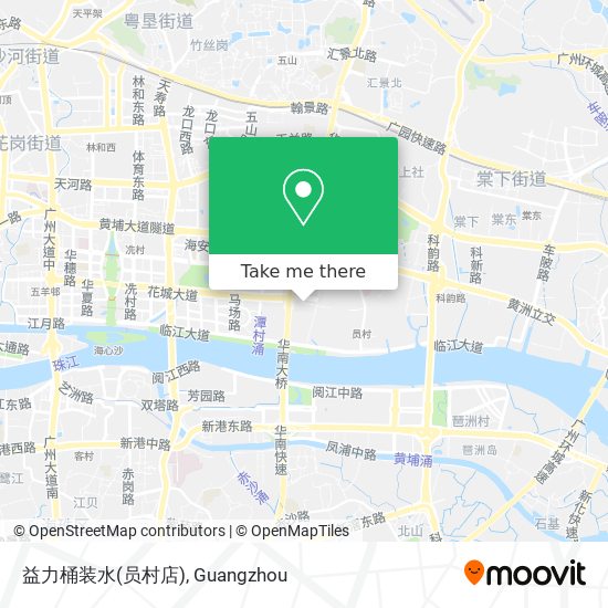 益力桶装水(员村店) map