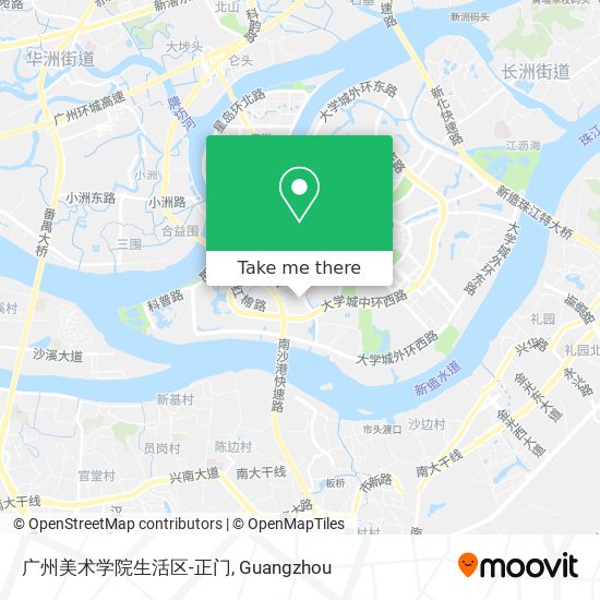 广州美术学院生活区-正门 map