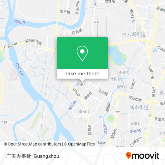 广美办事处 map