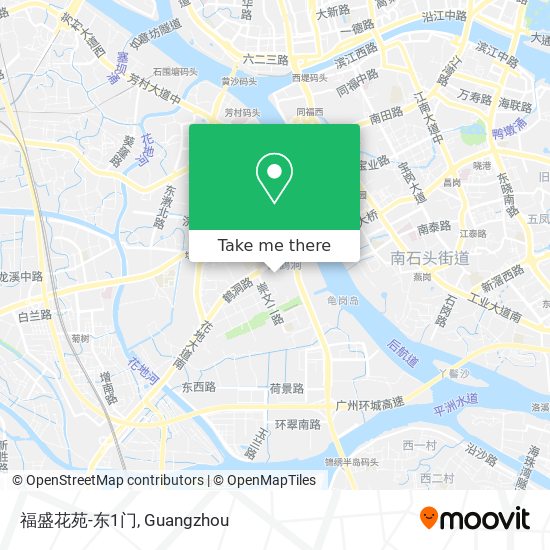 福盛花苑-东1门 map