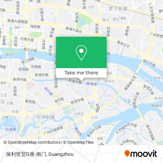 保利世贸G座-南门 map