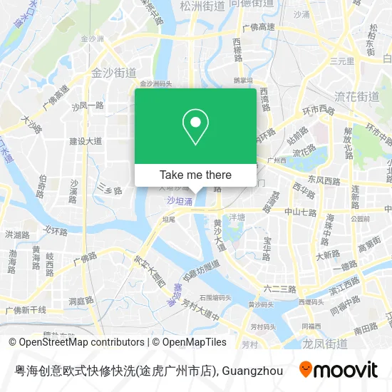 粤海创意欧式快修快洗(途虎广州市店) map