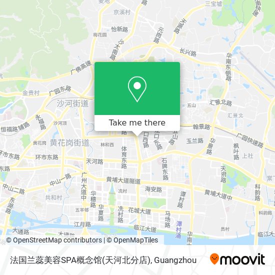 法国兰蕊美容SPA概念馆(天河北分店) map