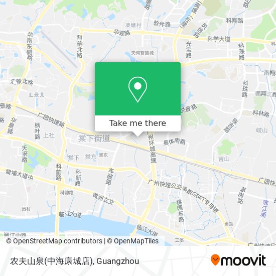 农夫山泉(中海康城店) map
