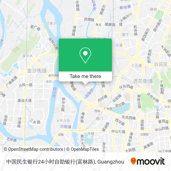 中国民生银行24小时自助银行(富林路) map