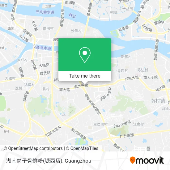 湖南筒子骨鲜粉(塘西店) map