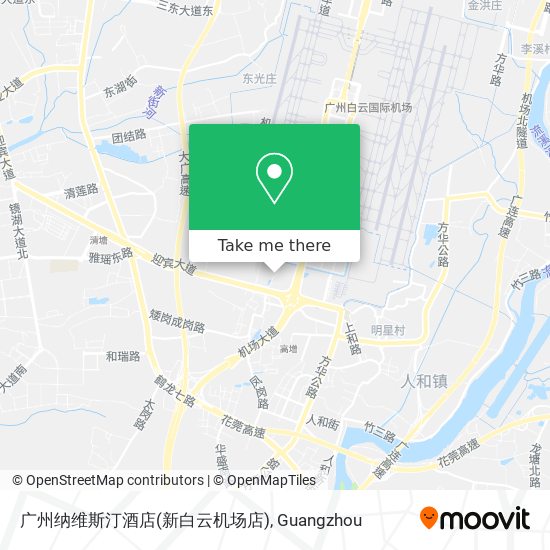 广州纳维斯汀酒店(新白云机场店) map