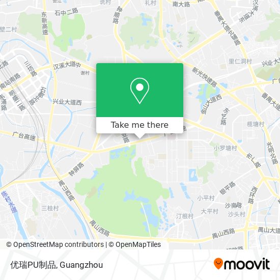 优瑞PU制品 map