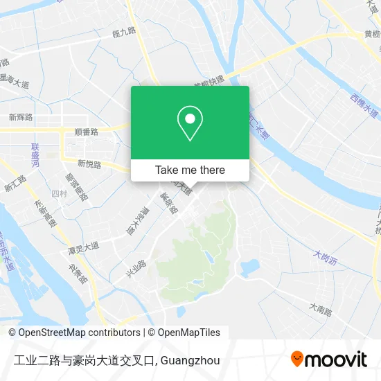 工业二路与豪岗大道交叉口 map
