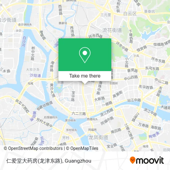 仁爱堂大药房(龙津东路) map