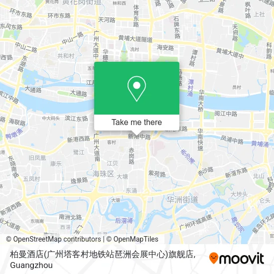 柏曼酒店(广州塔客村地铁站琶洲会展中心)旗舰店 map