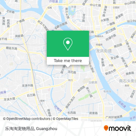 乐淘淘宠物用品 map