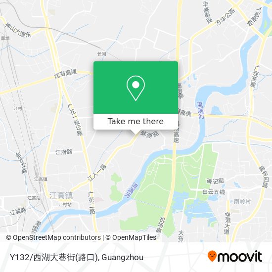 Y132/西湖大巷街(路口) map