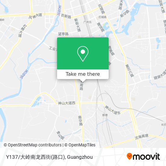 Y137/大岭南龙西街(路口) map