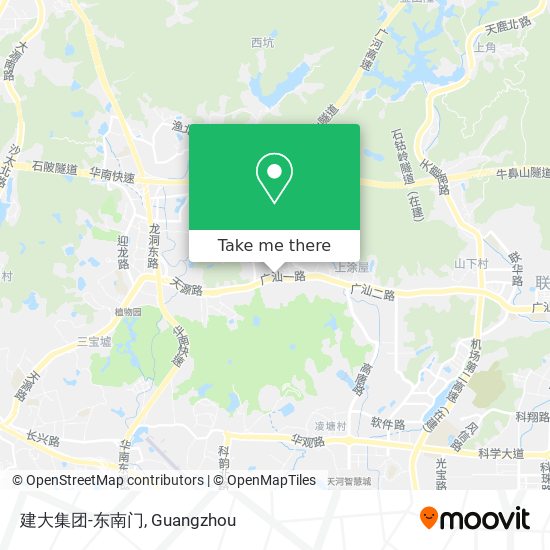 建大集团-东南门 map