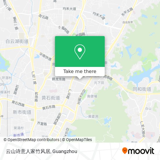 云山诗意人家竹风居 map