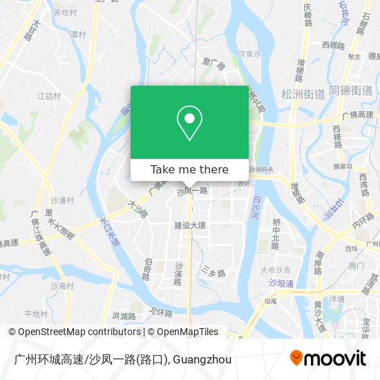 广州环城高速/沙凤一路(路口) map