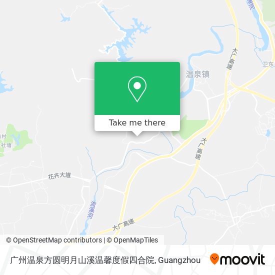 广州温泉方圆明月山溪温馨度假四合院 map