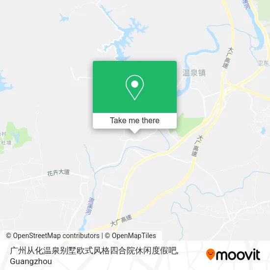 广州从化温泉别墅欧式风格四合院休闲度假吧 map