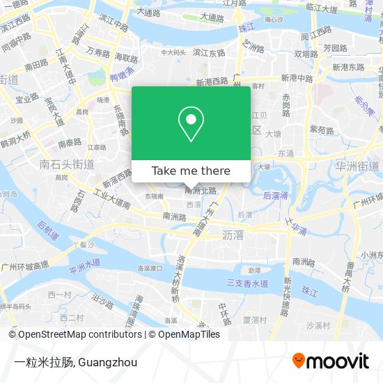 一粒米拉肠 map