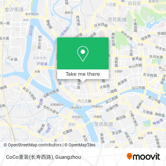 CoCo童装(长寿西路) map