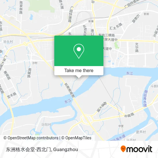 东洲格水会堂-西北门 map