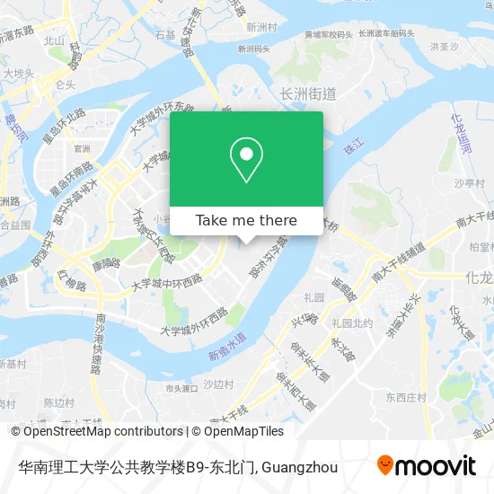 华南理工大学公共教学楼B9-东北门 map