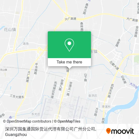 深圳万国集通国际货运代理有限公司广州分公司 map