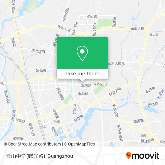 云山中学(曙光路) map