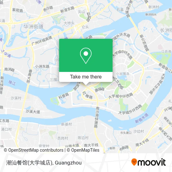 潮汕餐馆(大学城店) map