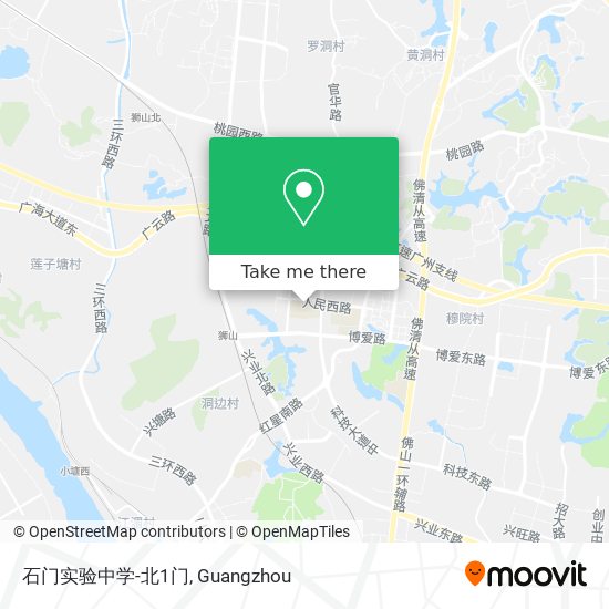 石门实验中学-北1门 map