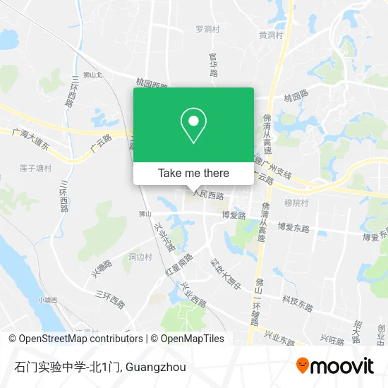 石门实验中学-北1门 map