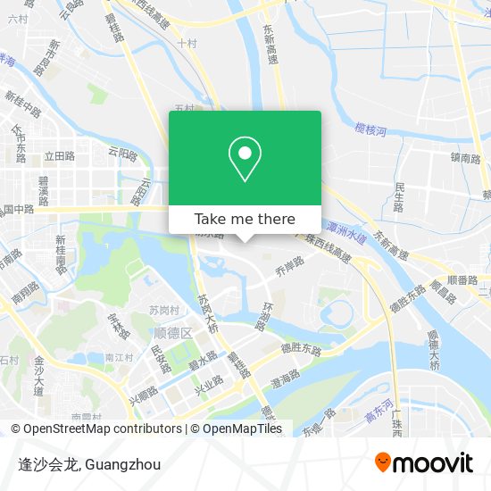 逢沙会龙 map