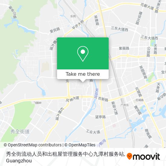 秀全街流动人员和出租屋管理服务中心九潭村服务站 map