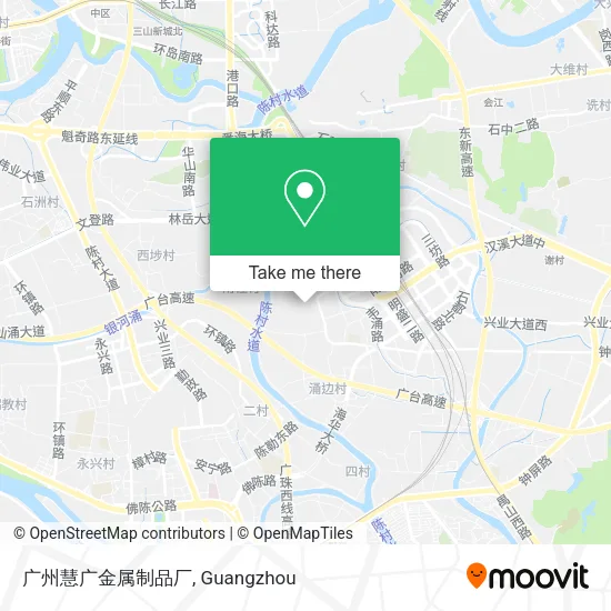 广州慧广金属制品厂 map