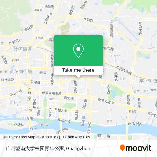 广州暨南大学校园青年公寓 map