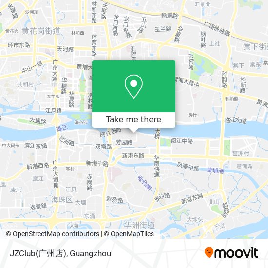 JZClub(广州店) map