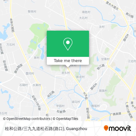 桂和公路/三九九道松石路(路口) map