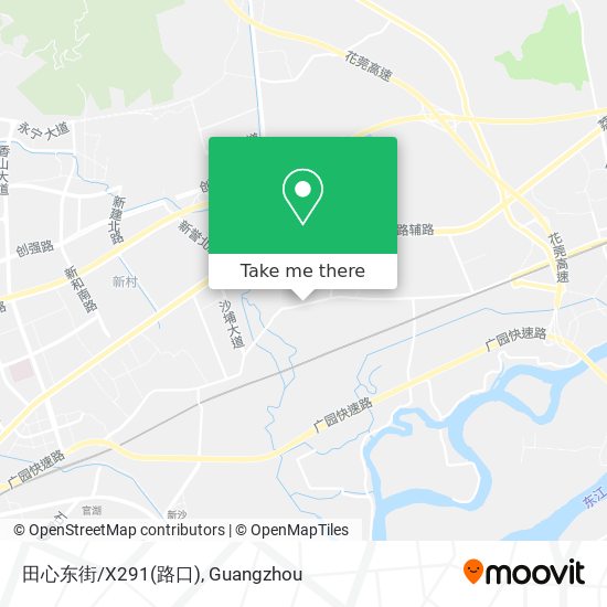 田心东街/X291(路口) map