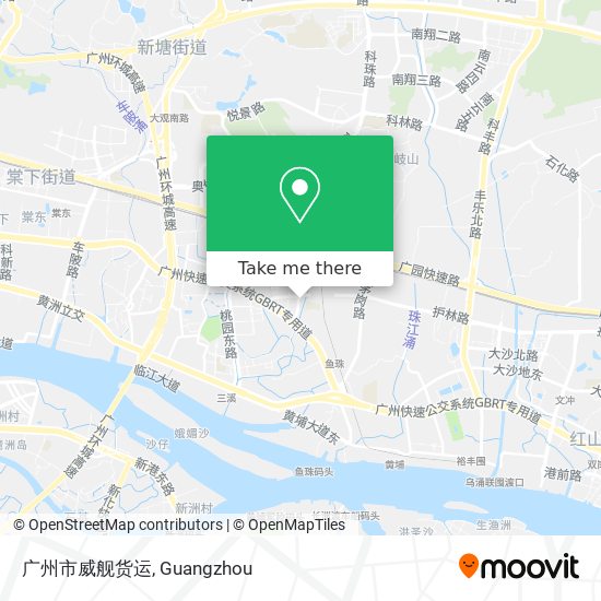 广州市威舰货运 map