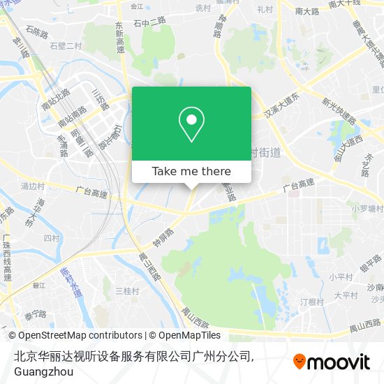 北京华丽达视听设备服务有限公司广州分公司 map