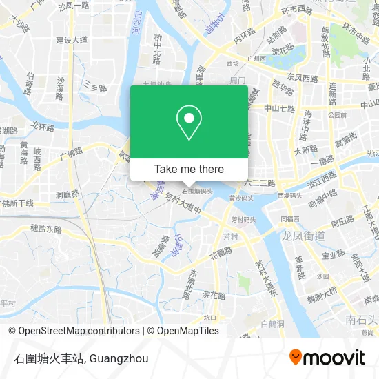 石圍塘火車站 map