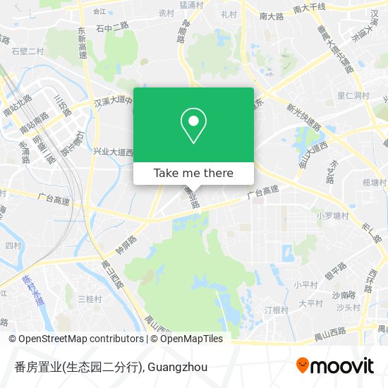 番房置业(生态园二分行) map