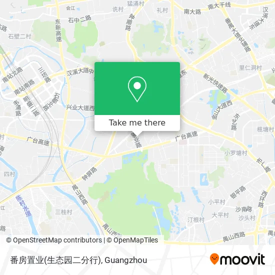 番房置业(生态园二分行) map