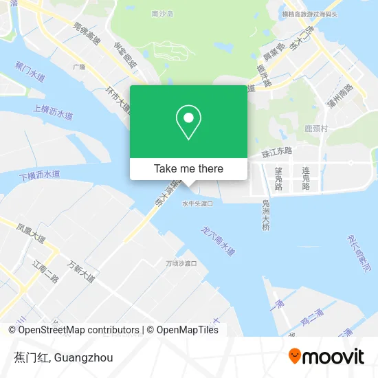 蕉门红 map