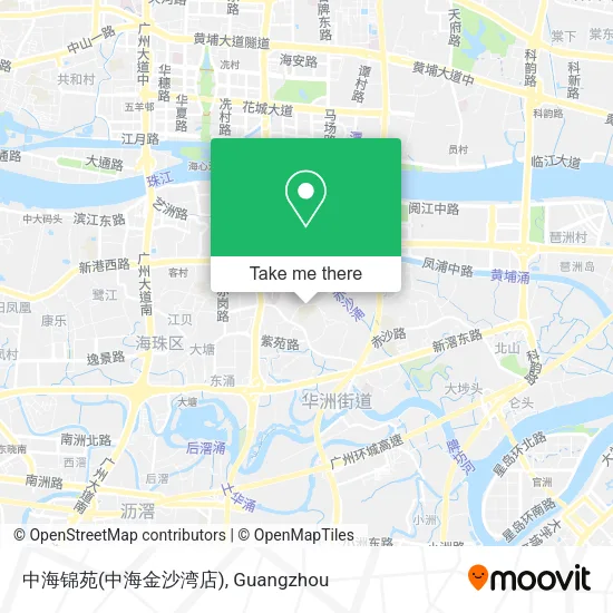 中海锦苑(中海金沙湾店) map