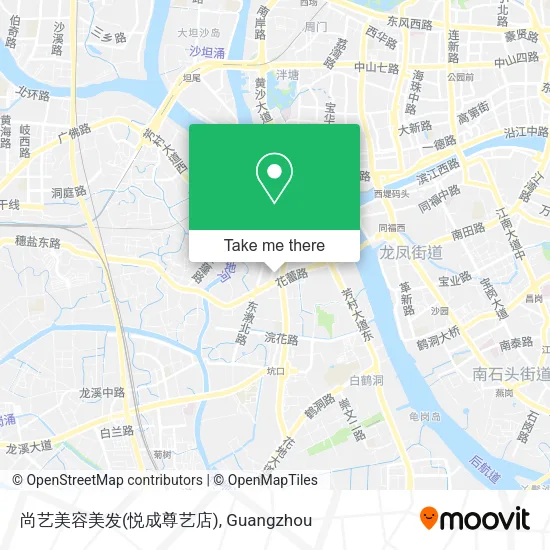 尚艺美容美发(悦成尊艺店) map