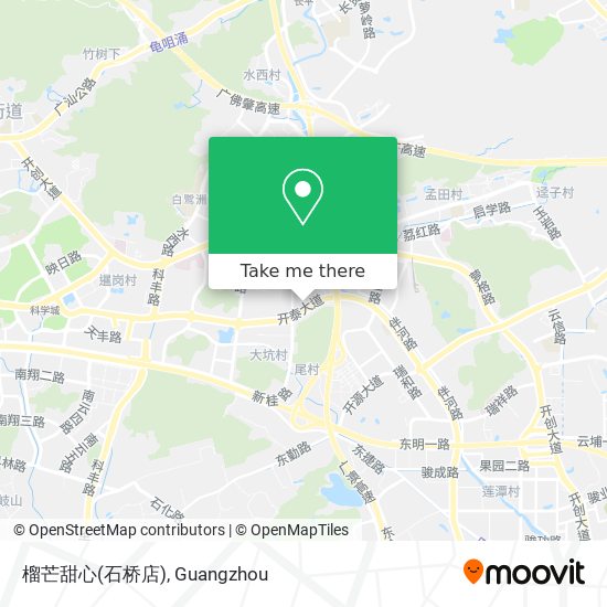 榴芒甜心(石桥店) map