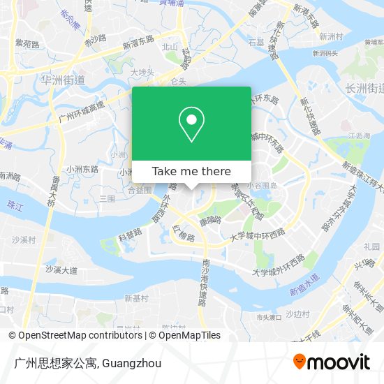 广州思想家公寓 map