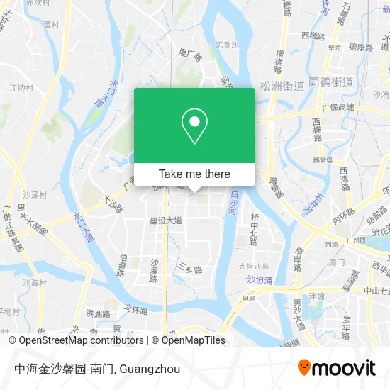 中海金沙馨园-南门 map